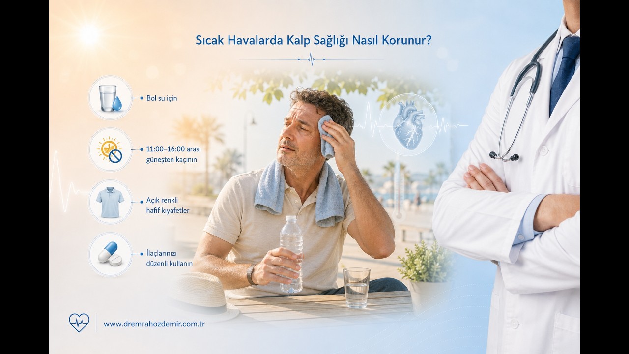 Sıcak Havalarda Kalp Sağlığı Nasıl Korunur?
