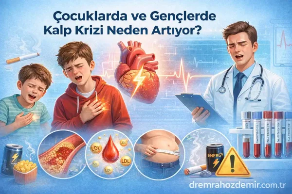 Çocuklarda ve Gençlerde Kalp Krizi Artışının Nedenleri