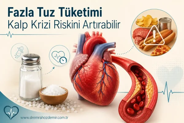 Fazla Tuz Tüketimi Kalp Krizi Riskini Artırabilir