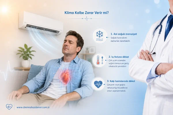 Klima Kalbe Zarar Verir mi? Özellikle Kalp Hastaları Dikkat Etmeli