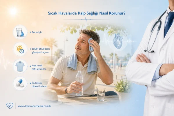 Sıcak Havalarda Kalp Sağlığı Nasıl Korunur?