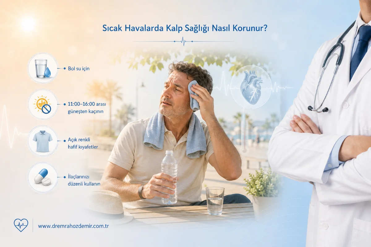 Sıcak Havalarda Kalp Sağlığı Nasıl Korunur?